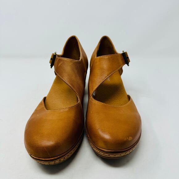 Antelope Tan Suede Wedge Sandals - Picture 5 of 15